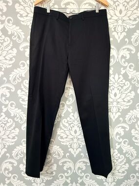 💫4/$25 • Haggar Men's Classic Black Dress Pants - Tailored Fit